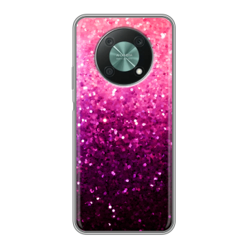 Силиконовый чехол на Huawei Nova Y90 с принтом Блестки