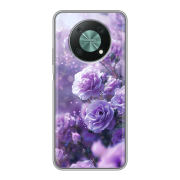 Силиконовый чехол на Huawei Nova Y90 с принтом Розы цветы