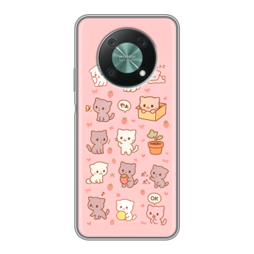 Силиконовый чехол на Huawei Nova Y90 с принтом Hello Kitty Хелоу Кити Силиконовый чехол на Huawei Nova Y90 с принтом Hello Kitty Хелоу Кити