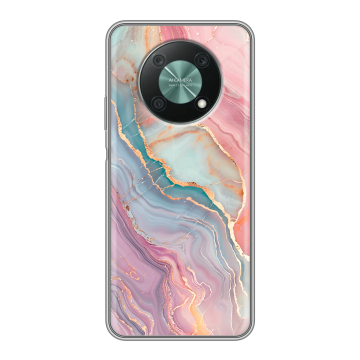 Силиконовый чехол на Huawei Nova Y90 с принтом розовый мрамор Силиконовый чехол на Huawei Nova Y90 с принтом розовый мрамор