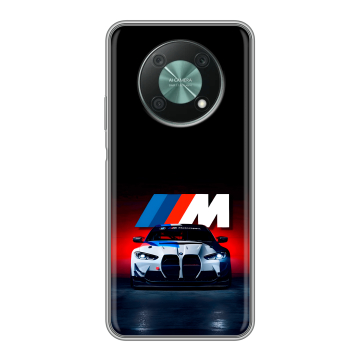 Силиконовый чехол на Huawei Nova Y90 с принтом БМВ BMW