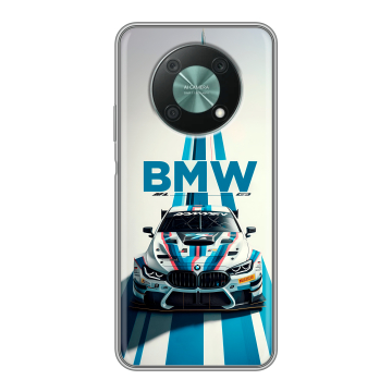 Силиконовый чехол на Huawei Nova Y90 с принтом БМВ BMW Силиконовый чехол на Huawei Nova Y90 с принтом БМВ BMW