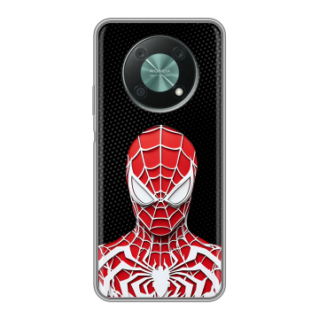 Силиконовый чехол на Huawei Nova Y90 с принтом человек паук spiderman Силиконовый чехол на Huawei Nova Y90 с принтом человек паук spiderman
