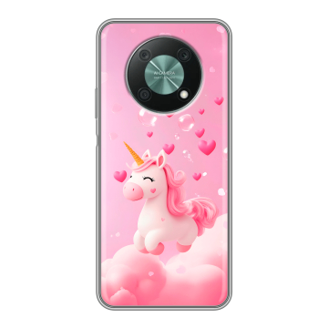 Силиконовый чехол на Huawei Nova Y90 с принтом Единорог Силиконовый чехол на Huawei Nova Y90 с принтом Единорог