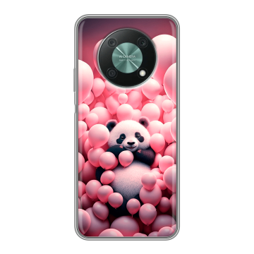 Силиконовый чехол на Huawei Nova Y90 с принтом Панда Силиконовый чехол на Huawei Nova Y90 с принтом Панда