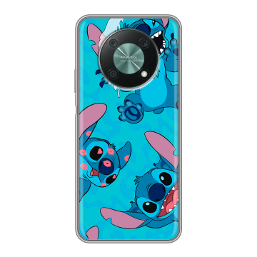 Силиконовый чехол на Huawei Nova Y90 с принтом Лило и Стич Силиконовый чехол на Huawei Nova Y90 с принтом Лило и Стич