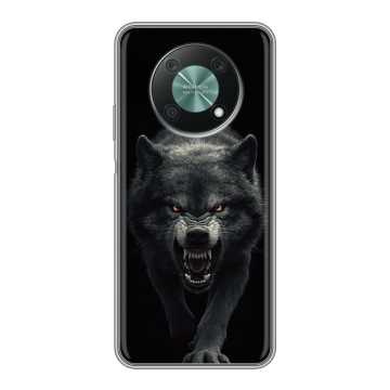 Силиконовый чехол на Huawei Nova Y90 с принтом Волк Силиконовый чехол на Huawei Nova Y90 с принтом Волк