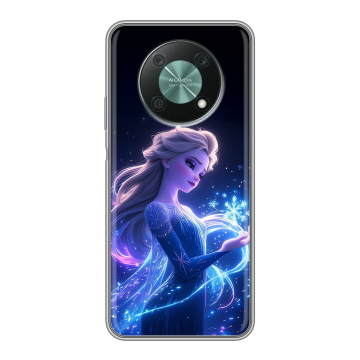 Силиконовый чехол на Huawei Nova Y90 с принтом Холодное сердце Frozen Силиконовый чехол на Huawei Nova Y90 с принтом Холодное сердце Frozen