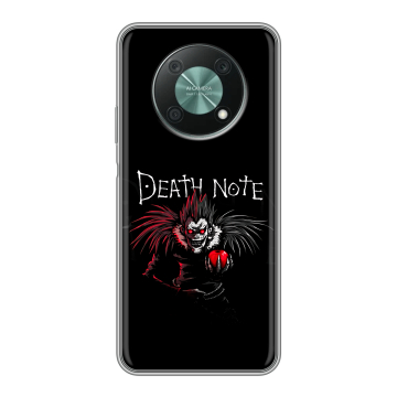 Силиконовый чехол на Huawei Nova Y90 с принтом Death note Тетрадь смерти Силиконовый чехол на Huawei Nova Y90 с принтом Death note Тетрадь смерти