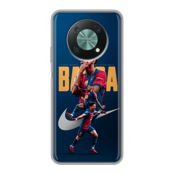 Силиконовый чехол на Huawei Nova Y90 с принтом Барселона Barca Yamal Силиконовый чехол на Huawei Nova Y90 с принтом Барселона Barca Yamal