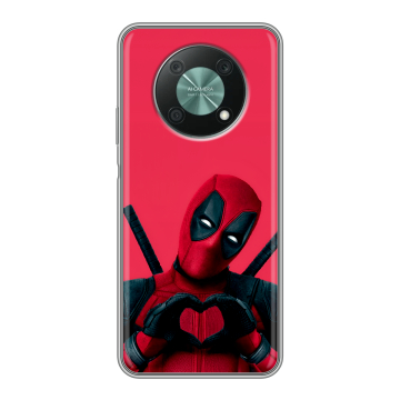 Силиконовый чехол на Huawei Nova Y90 с принтом Дедпул Deadpool Силиконовый чехол на Huawei Nova Y90 с принтом Дедпул Deadpool