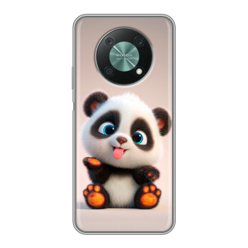 Силиконовый чехол на Huawei Nova Y90 с принтом милая панда Силиконовый чехол на Huawei Nova Y90 с принтом милая панда