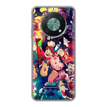 Силиконовый чехол на Huawei Nova Y90 с принтом Gravity Falls Гравити Фолз Силиконовый чехол на Huawei Nova Y90 с принтом Gravity Falls Гравити Фолз
