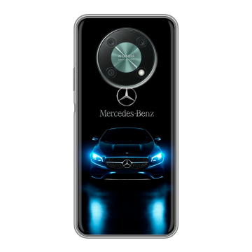 Силиконовый чехол на Huawei Nova Y90 с принтом Mercedes Мерседес Силиконовый чехол на Huawei Nova Y90 с принтом Mercedes Мерседес