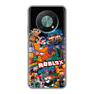 Силиконовый чехол на Huawei Nova Y90 с принтом Roblox Роблокс Силиконовый чехол на Huawei Nova Y90 с принтом Roblox Роблокс
