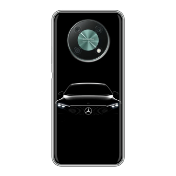 Силиконовый чехол на Huawei Nova Y90 с принтом Mercedes Мерседес Силиконовый чехол на Huawei Nova Y90 с принтом Mercedes Мерседес