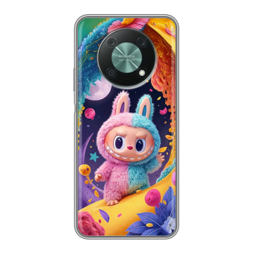Силиконовый чехол на Huawei Nova Y90 с принтом Labubu Лабубу Силиконовый чехол на Huawei Nova Y90 с принтом Labubu Лабубу