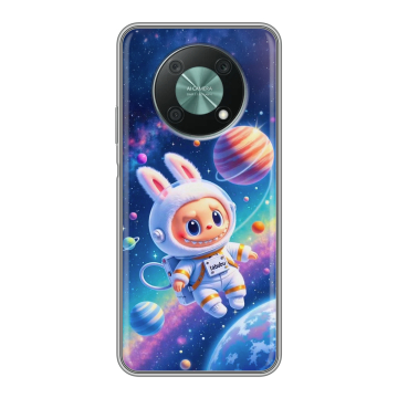 Силиконовый чехол на Huawei Nova Y90 с принтом Labubu Лабубу