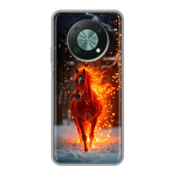 Силиконовый чехол на Huawei Nova Y90 с принтом Новый год Силиконовый чехол на Huawei Nova Y90 с принтом Новый год