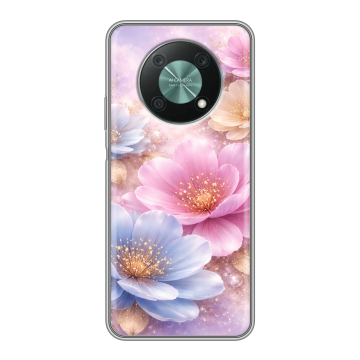 Силиконовый чехол на Huawei Nova Y90 с принтом женский