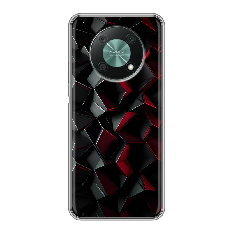Силиконовый противоударный чехол на Huawei Nova Y90 с принтом Абстракция Силиконовый противоударный чехол на Huawei Nova Y90 с принтом Абстракция