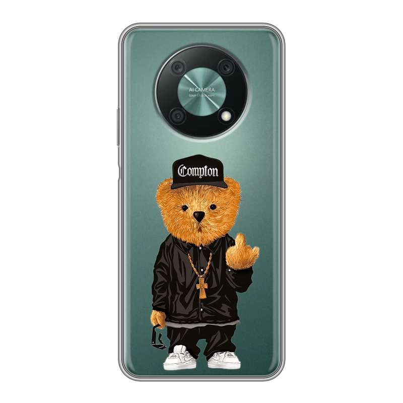Силиконовый чехол на Huawei Nova Y90 с принтом Плюшевый медведь Силиконовый чехол на Huawei Nova Y90 с принтом Плюшевый медведь