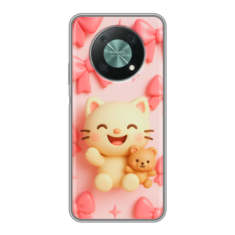 Силиконовый чехол на Huawei Nova Y90 с принтом для девочек Силиконовый чехол на Huawei Nova Y90 с принтом для девочек