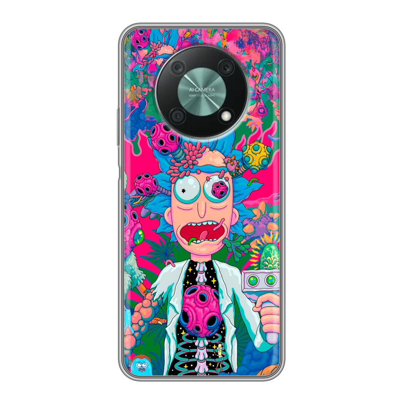 Силиконовый чехол на Huawei Nova Y90 с принтом Рик и Морти Rick Morty Силиконовый чехол на Huawei Nova Y90 с принтом Рик и Морти Rick Morty