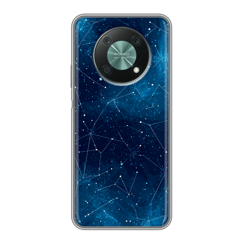 Силиконовый противоударный чехол на Huawei Nova Y90 с принтом Космос звезды Силиконовый противоударный чехол на Huawei Nova Y90 с принтом Космос звезды