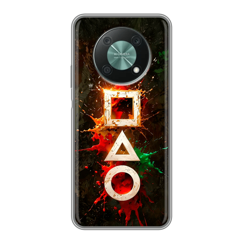 Силиконовый чехол на Huawei Nova Y90 с принтом Squid Game Игра кальмара Силиконовый чехол на Huawei Nova Y90 с принтом Squid Game Игра кальмара