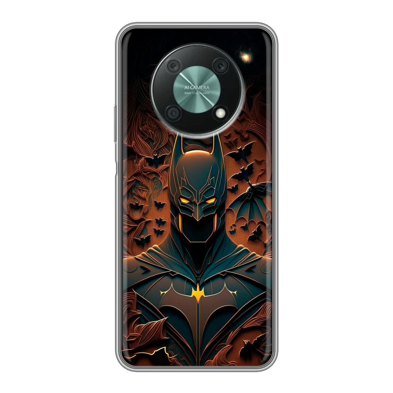 Силиконовый чехол на Huawei Nova Y90 с принтом Batman Бэтмен Силиконовый чехол на Huawei Nova Y90 с принтом Batman Бэтмен
