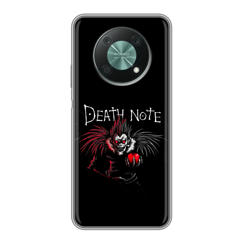Силиконовый чехол на Huawei Nova Y90 с принтом Death note Тетрадь смерти Силиконовый чехол на Huawei Nova Y90 с принтом Death note Тетрадь смерти