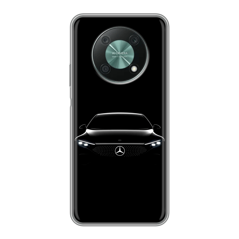 Силиконовый чехол на Huawei Nova Y90 с принтом Mercedes Мерседес Силиконовый чехол на Huawei Nova Y90 с принтом Mercedes Мерседес