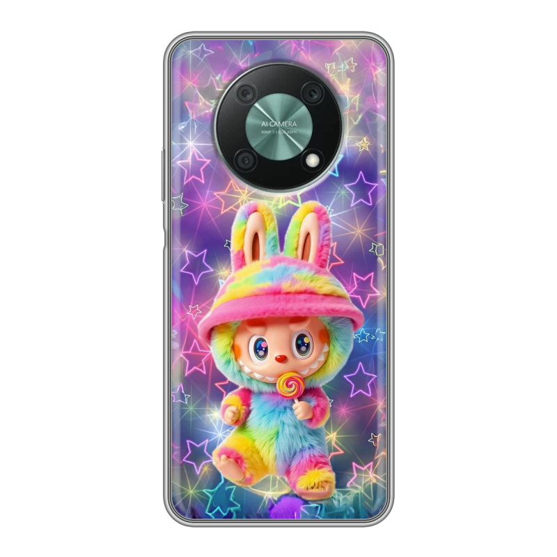 Силиконовый чехол на Huawei Nova Y90 с принтом Labubu Лабубу Силиконовый чехол на Huawei Nova Y90 с принтом Labubu Лабубу