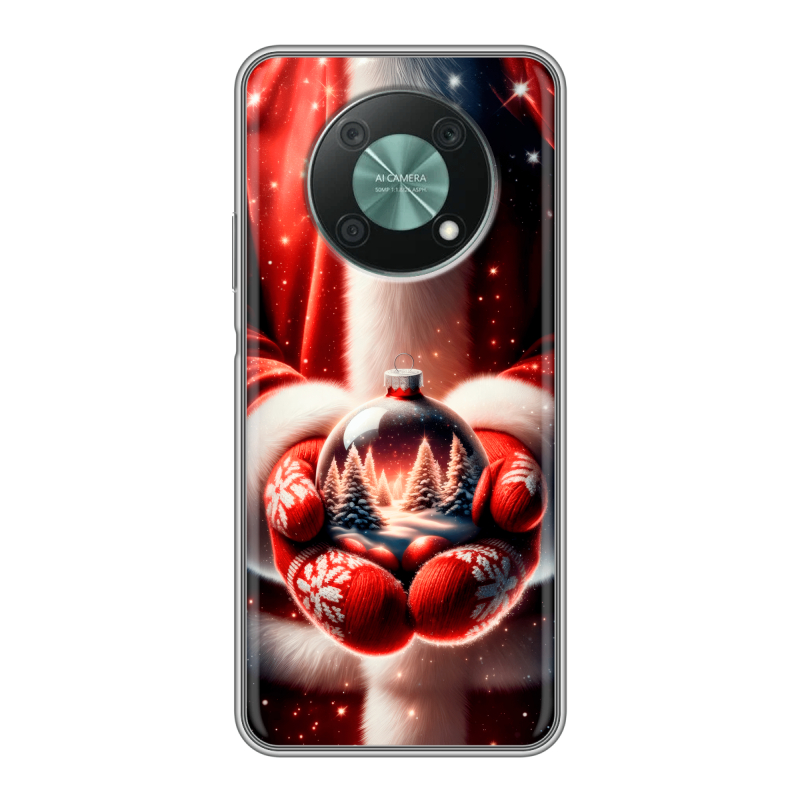 Силиконовый чехол на Huawei Nova Y90 с принтом Новый год Силиконовый чехол на Huawei Nova Y90 с принтом Новый год