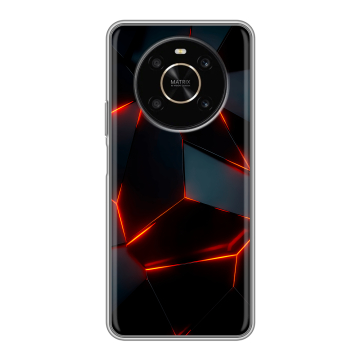 Силиконовый чехол на Huawei Honor X9 с принтом Яркие абстракции