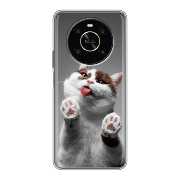 Силиконовый чехол на Huawei Honor X9 с принтом Коты
