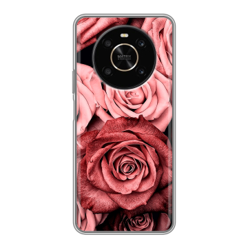 Силиконовый чехол на Huawei Honor X9 с принтом Цветы розы