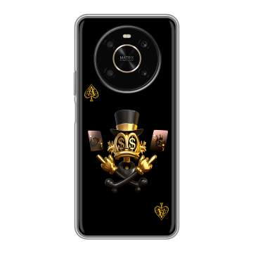 Силиконовый чехол на Huawei Honor X9 с принтом Золотой скрудж макдак