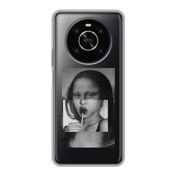 Силиконовый чехол на Huawei Honor X9 с принтом Мона Лиза