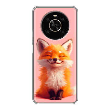 Силиконовый чехол на Huawei Honor X9 с принтом милая лиса