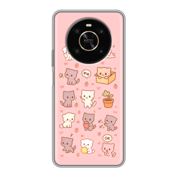 Силиконовый чехол на Huawei Honor X9 с принтом Hello Kitty Хелоу Кити