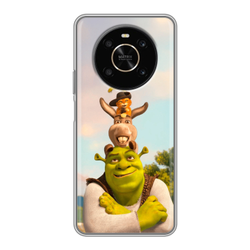 Силиконовый чехол на Huawei Honor X9 с принтом Шрек Shrek