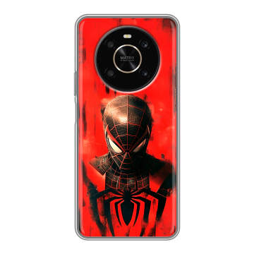 Силиконовый чехол на Huawei Honor X9 с принтом человек паук spiderman