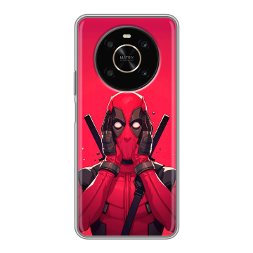 Силиконовый чехол на Huawei Honor X9 с принтом Дедпул Deadpool