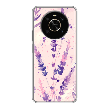 Силиконовый чехол на Huawei Honor X9 с принтом цветы лаванда