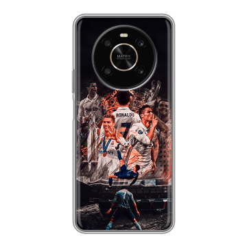 Силиконовый чехол на Huawei Honor X9 с принтом Реал Роналдо Real Ronaldo
