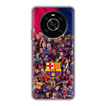Силиконовый чехол на Huawei Honor X9 с принтом Барселона Barcelona