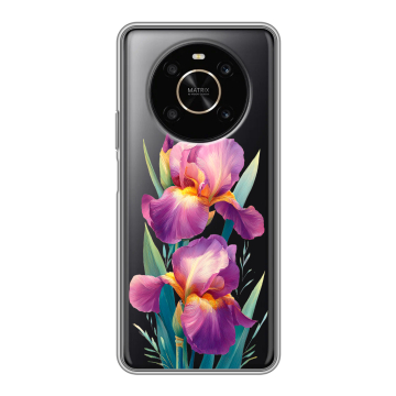 Силиконовый чехол на Huawei Honor X9 с принтом Цветы орхидеи