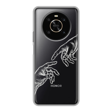 Силиконовый чехол на Huawei Honor X9 с принтом Сотворение мира